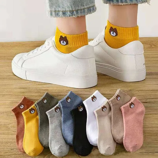 10pk Unisex Breathable Comfortable Low Cut Ankle Socks