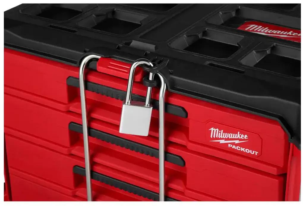 48-22-8444 Milwaukee PACKOUT 4-Drawer Tool Box w/Metal Corners