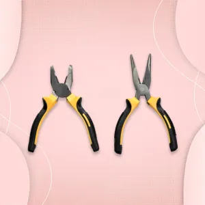 9172 Sturdy Steel Combination Plier for Home & Professional Use 2pc