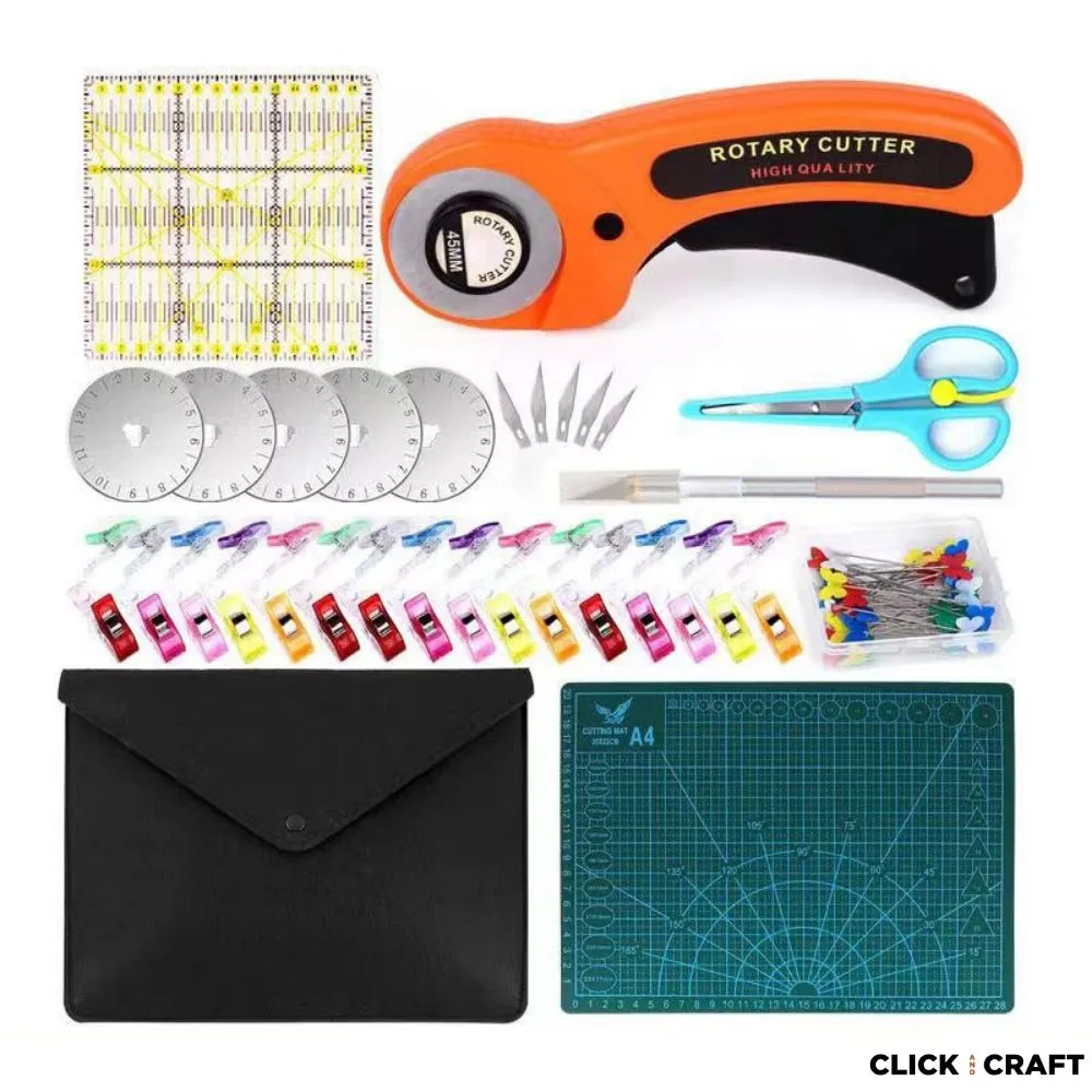 93 pcs Rotary Cutter Kit