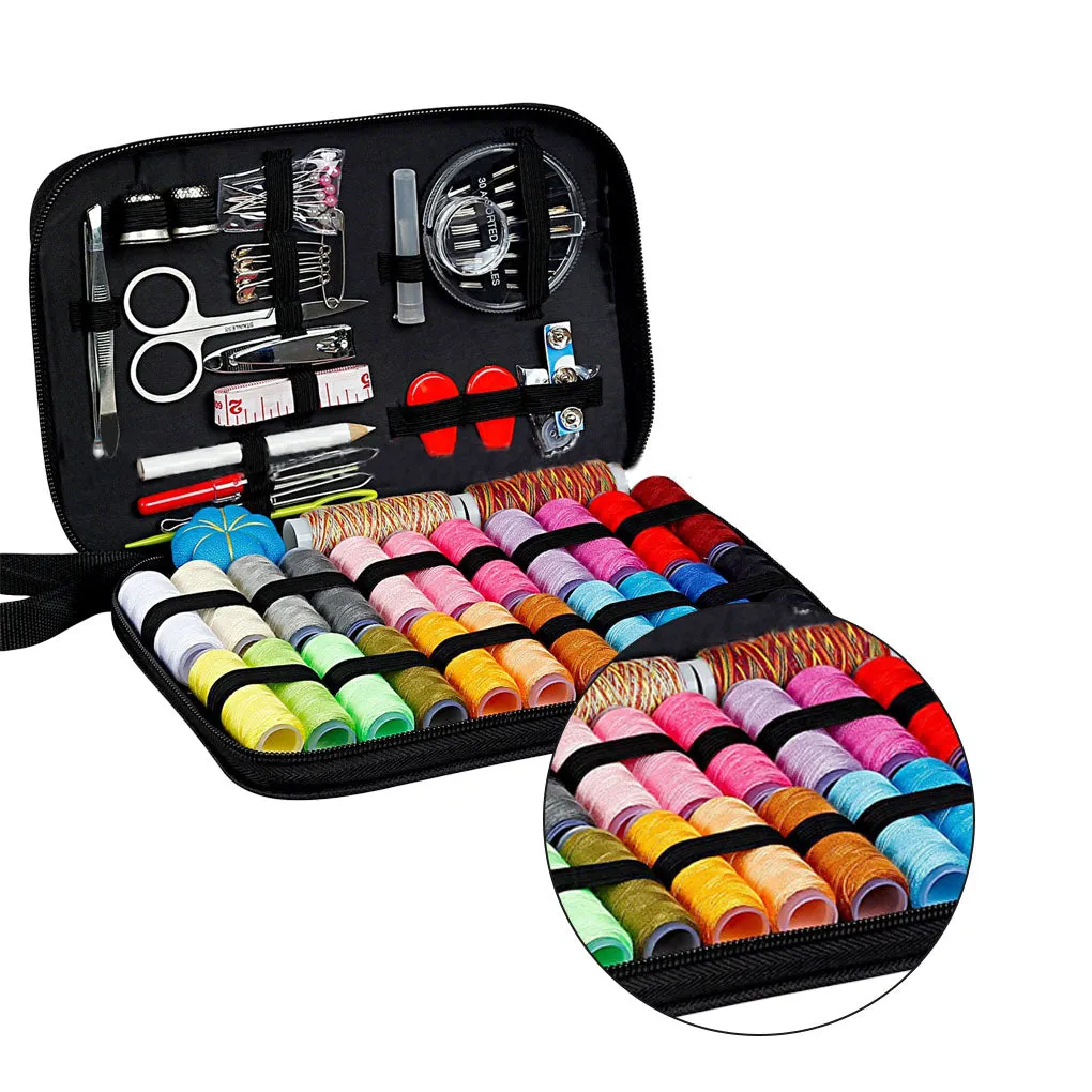 98pcs Portable Sewing Kit Box