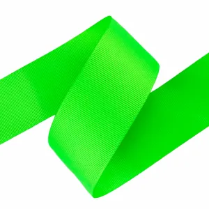 Acid Green Grosgrain Ribbon