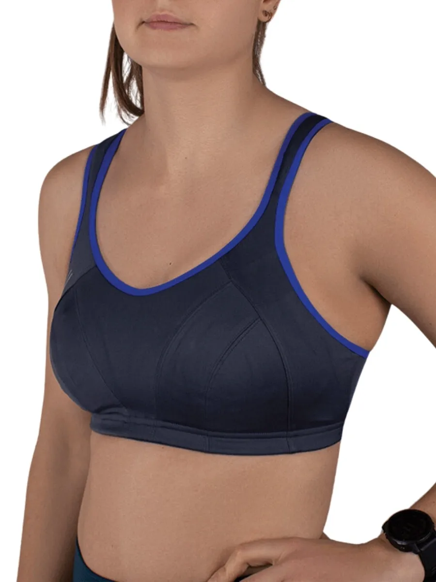 Active Multi Support Sports Bra - Dark Grey