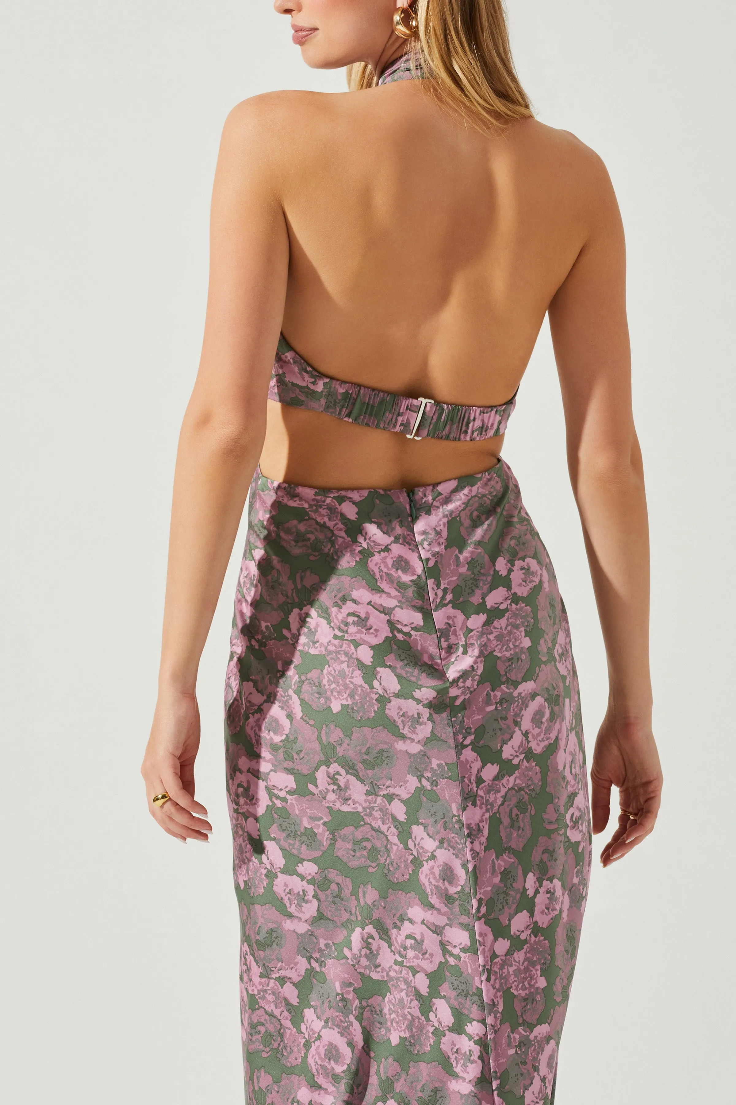 Ambretta Floral Halter Dress