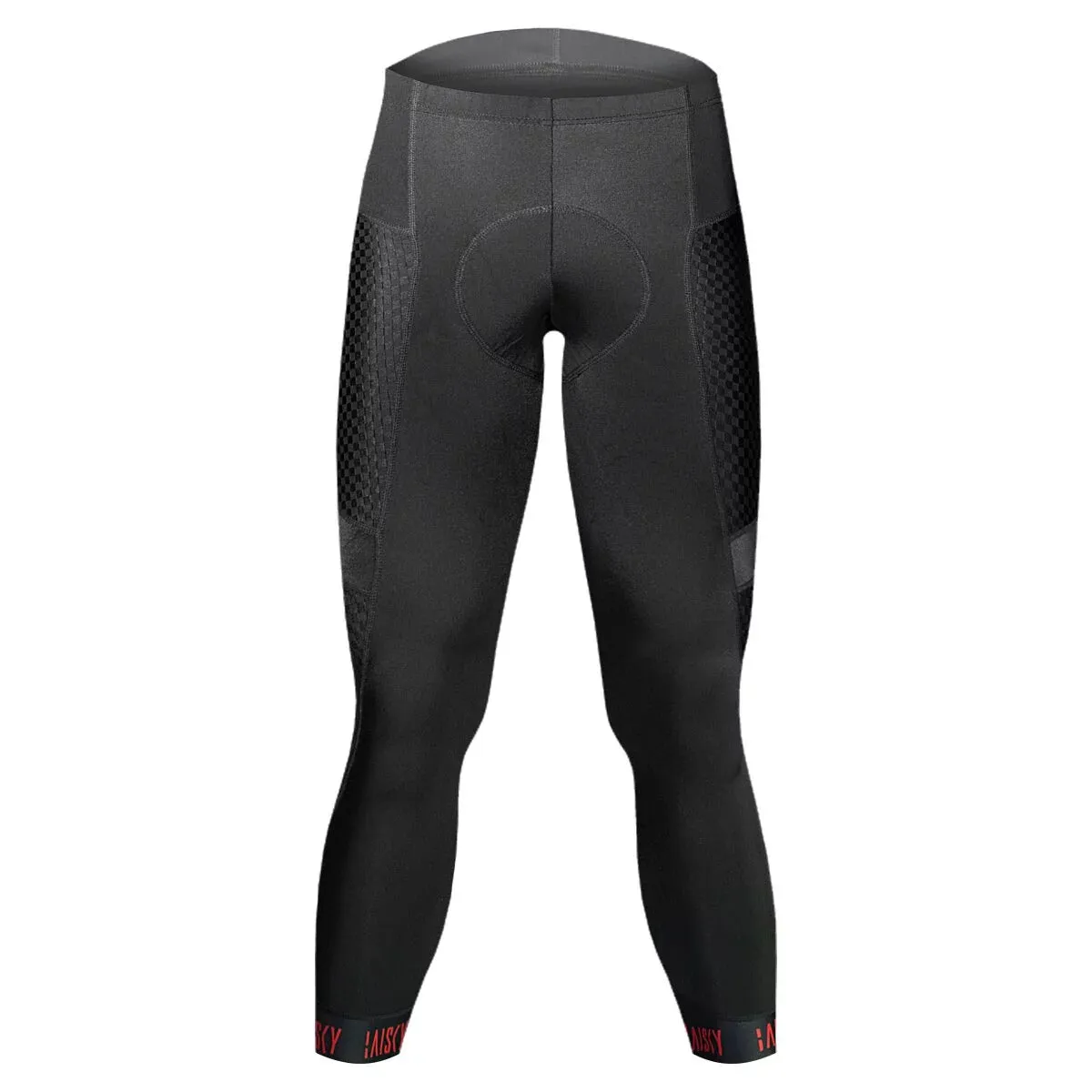 Baisky Mens Endurance Cropped tights with Vion Insert Pads - Windblown Black