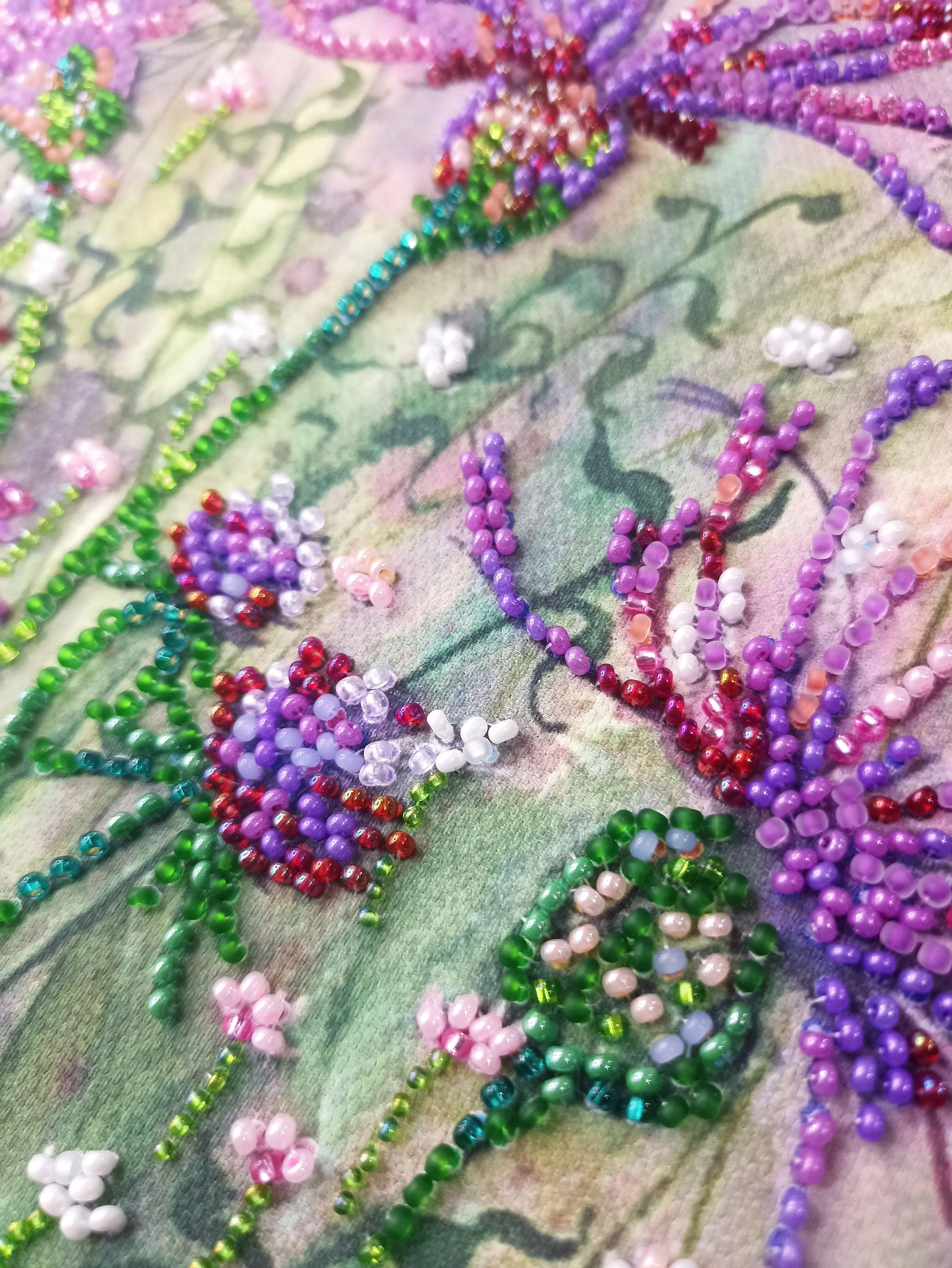 Bead Embroidery Kit - Cornflowers in the field AB-882