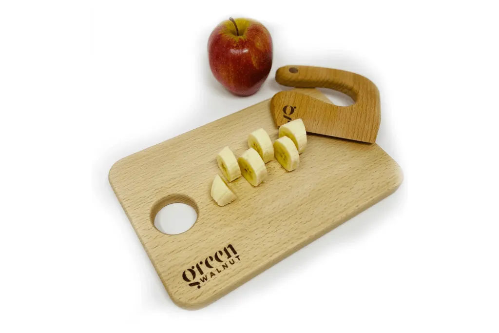 Children’s Wooden Knife & Cutting Board