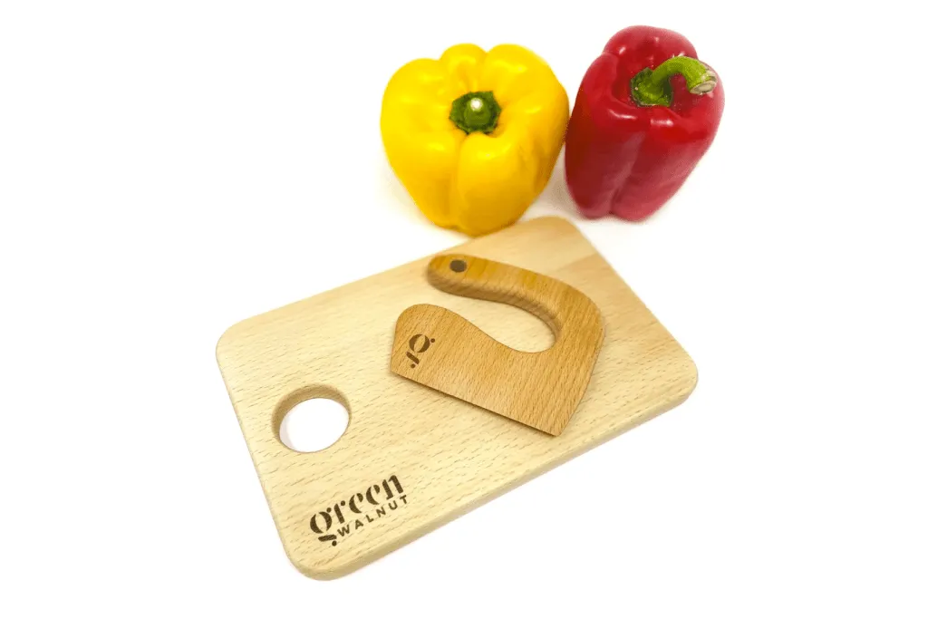 Children’s Wooden Knife & Cutting Board