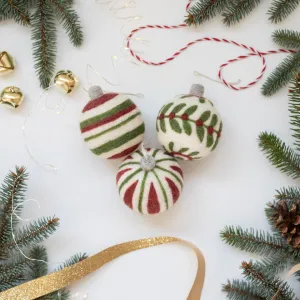 Christmas Ornaments Needle Felting Kit