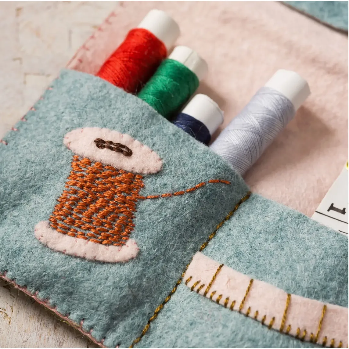 Corrine Lapierre ~ Wool Felt Craft Kit ~ Sewing Roll