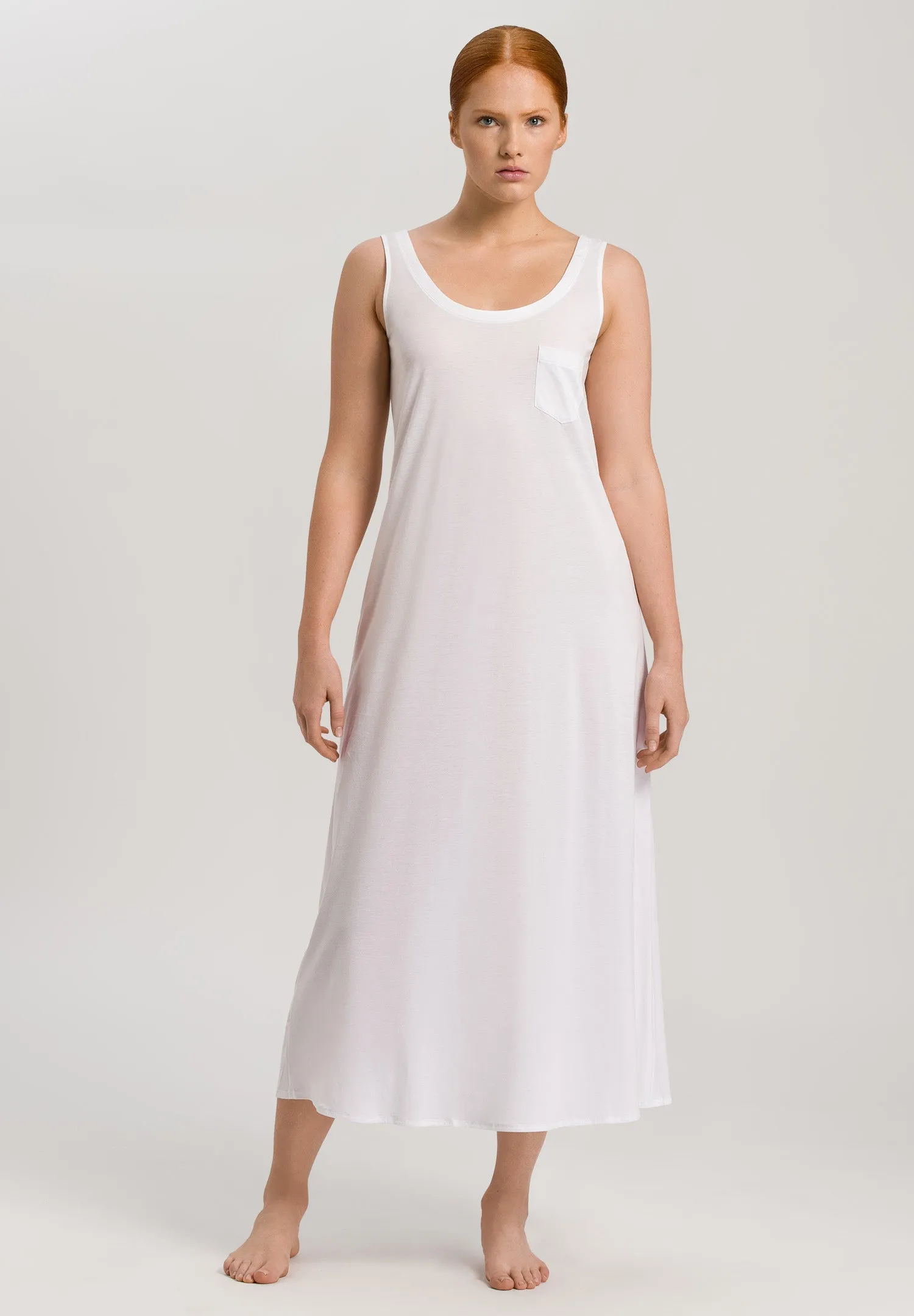 Cotton Deluxe Cotton Tank Nightgown | White 77951-101