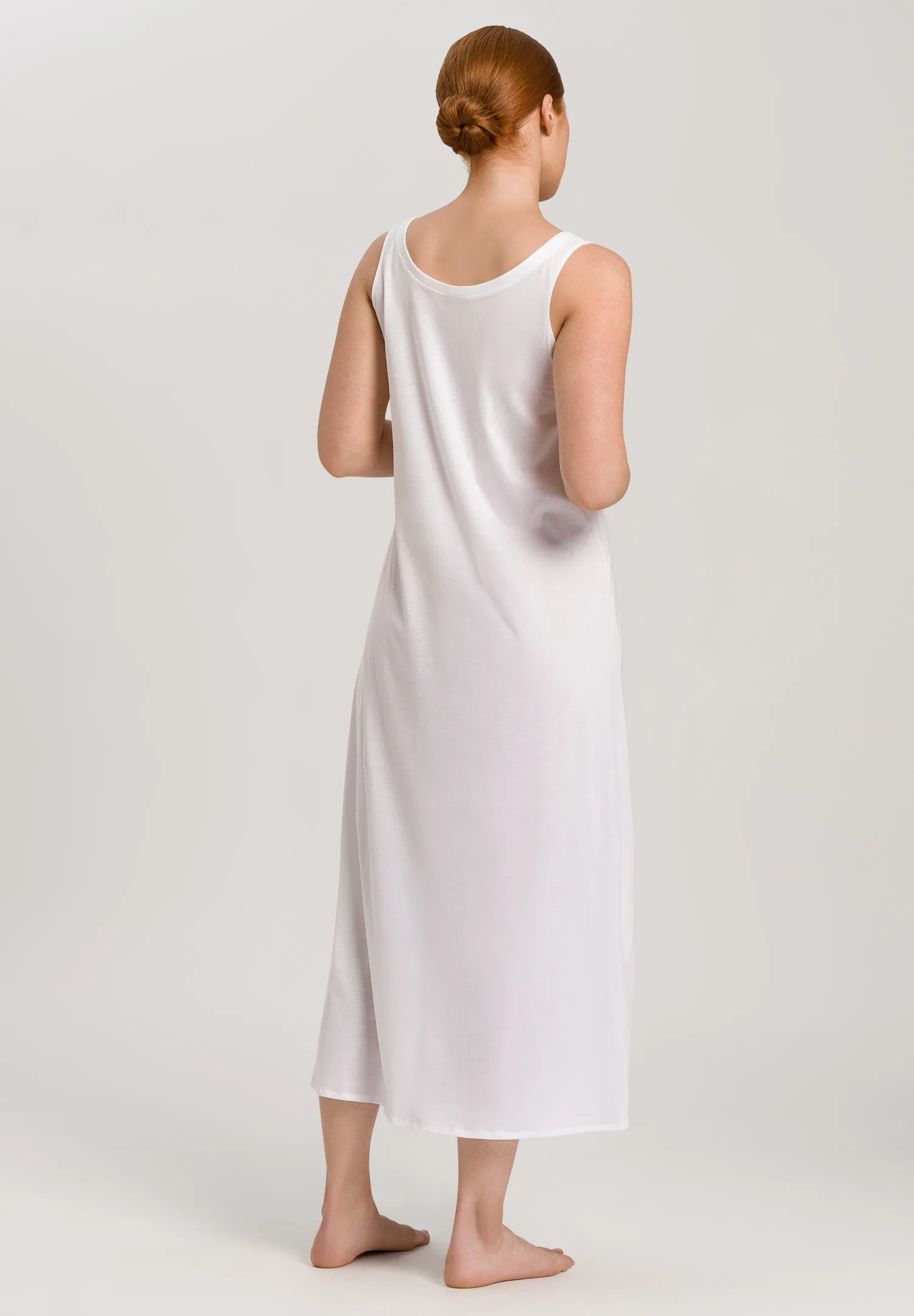 Cotton Deluxe Cotton Tank Nightgown | White 77951-101