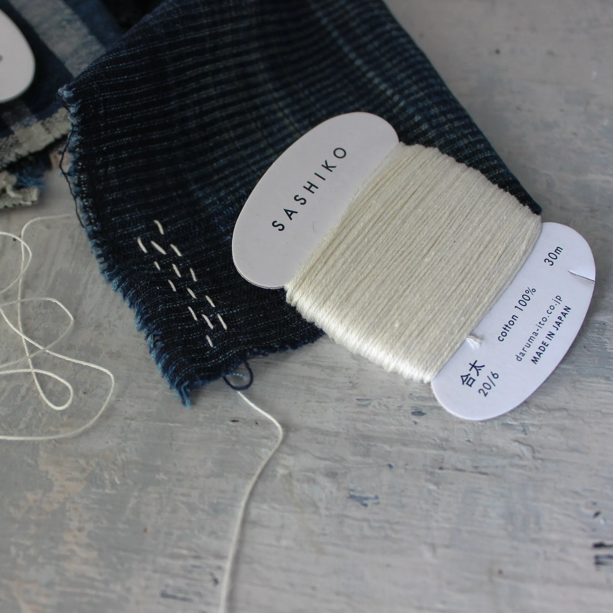 Daruma Sashiko Thread - Thick 6-strand