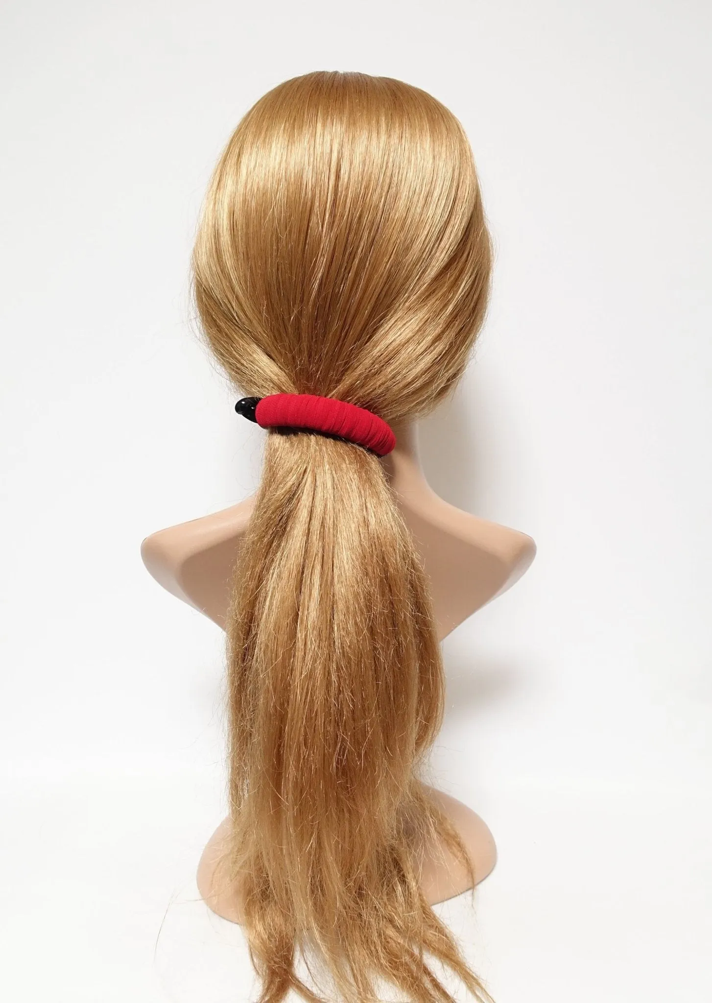 fabric wrapped half moon hair claw basic woman hair accessory