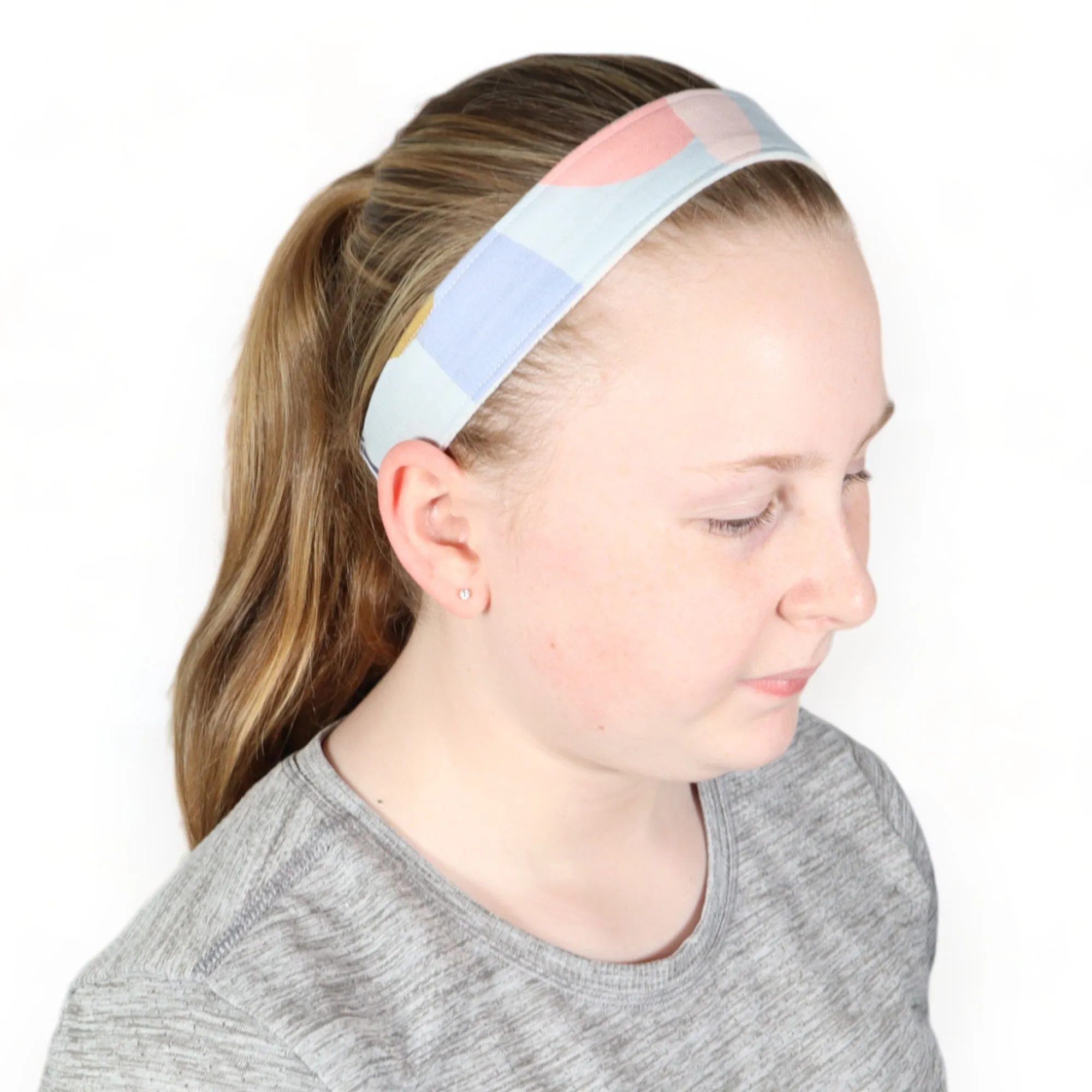 Headband Sewing KIt - Abstract Blue - Makes 4 Headbands