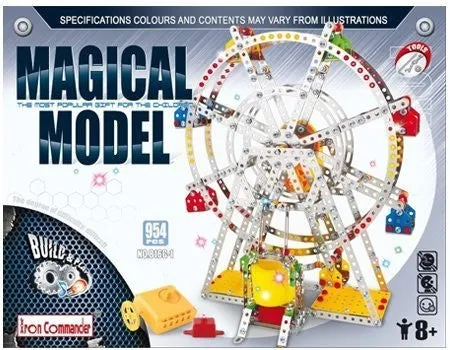 IQ Toys, Ferris Wheel Building Metal Model, Lights & Music 954 pcs