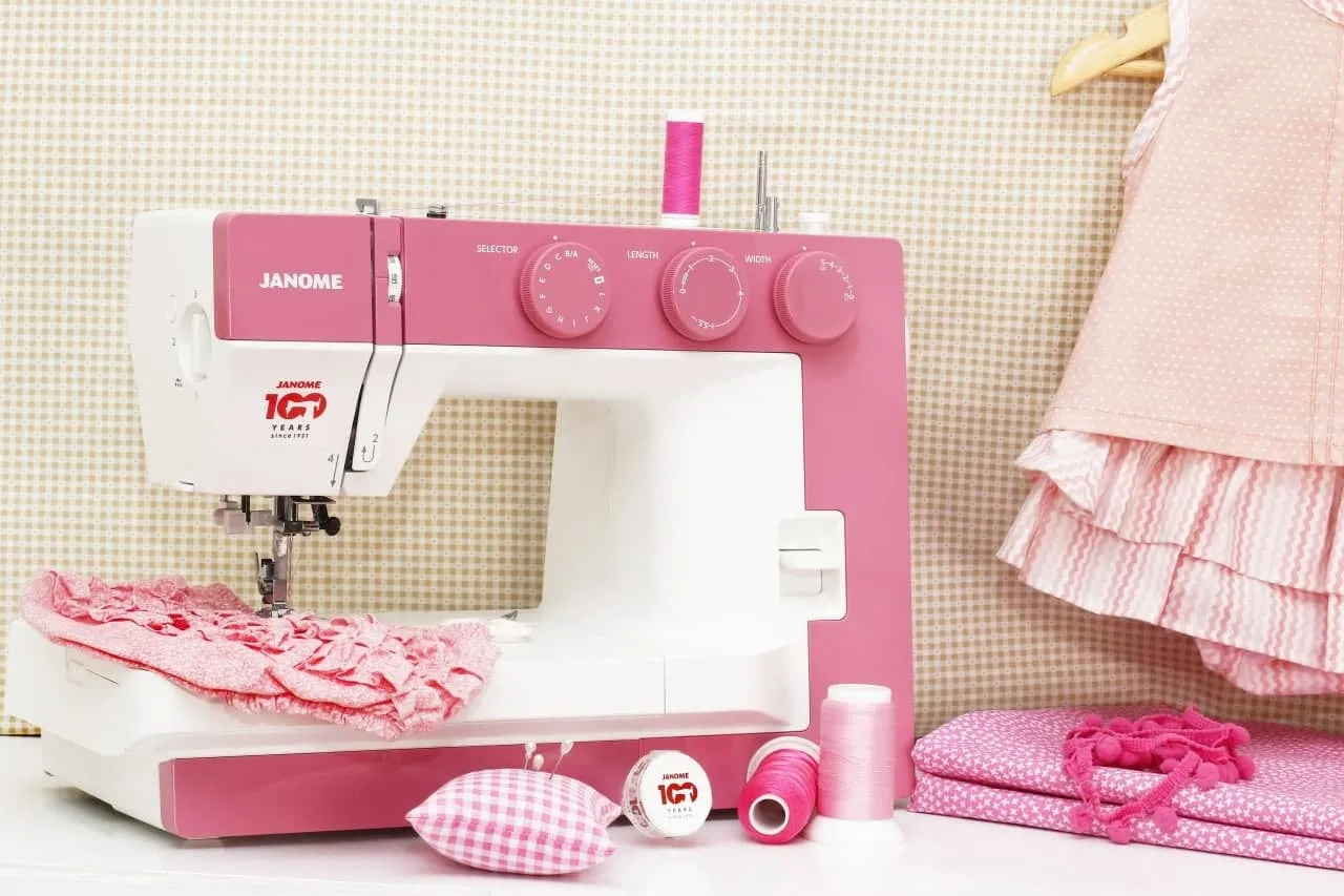 JANOME 1522PG - 100th Year Anniversary Edition Sewing Machine