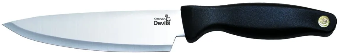 Kitchen Devils Lifestyle Cook's Knife, Black