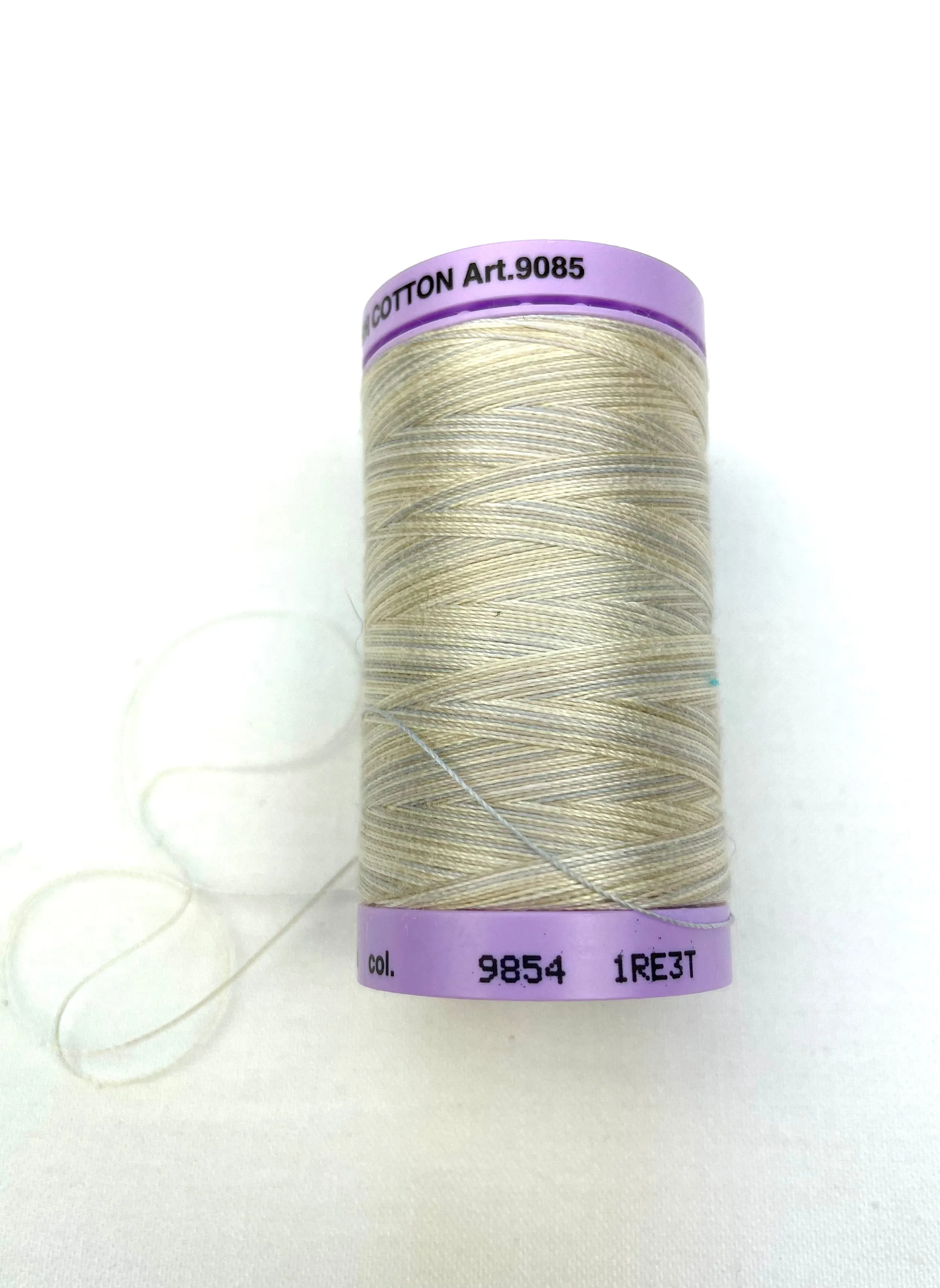 Large Oat Variegated Mettler Thread 9854 - 457m