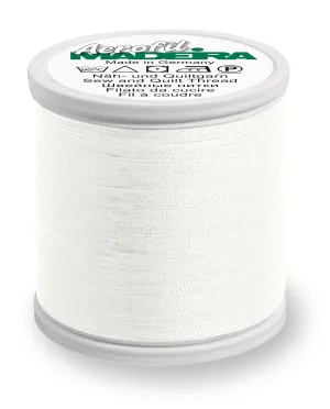 Madeira Aerofil 120 | Polyester Sewing-Construction Thread | 440 yards | 9125-8021 | White