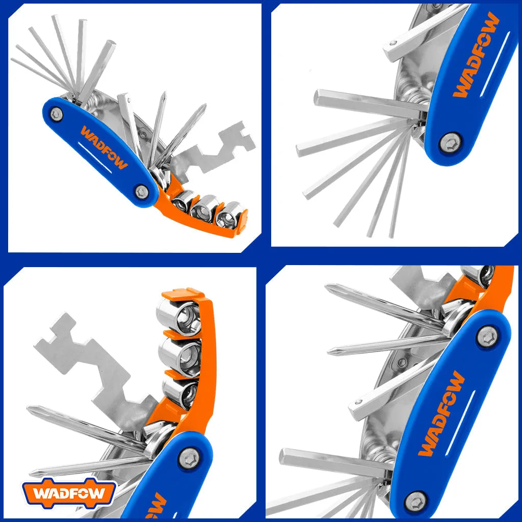 Multi-functional Tool Set Cr-V 16 in 1