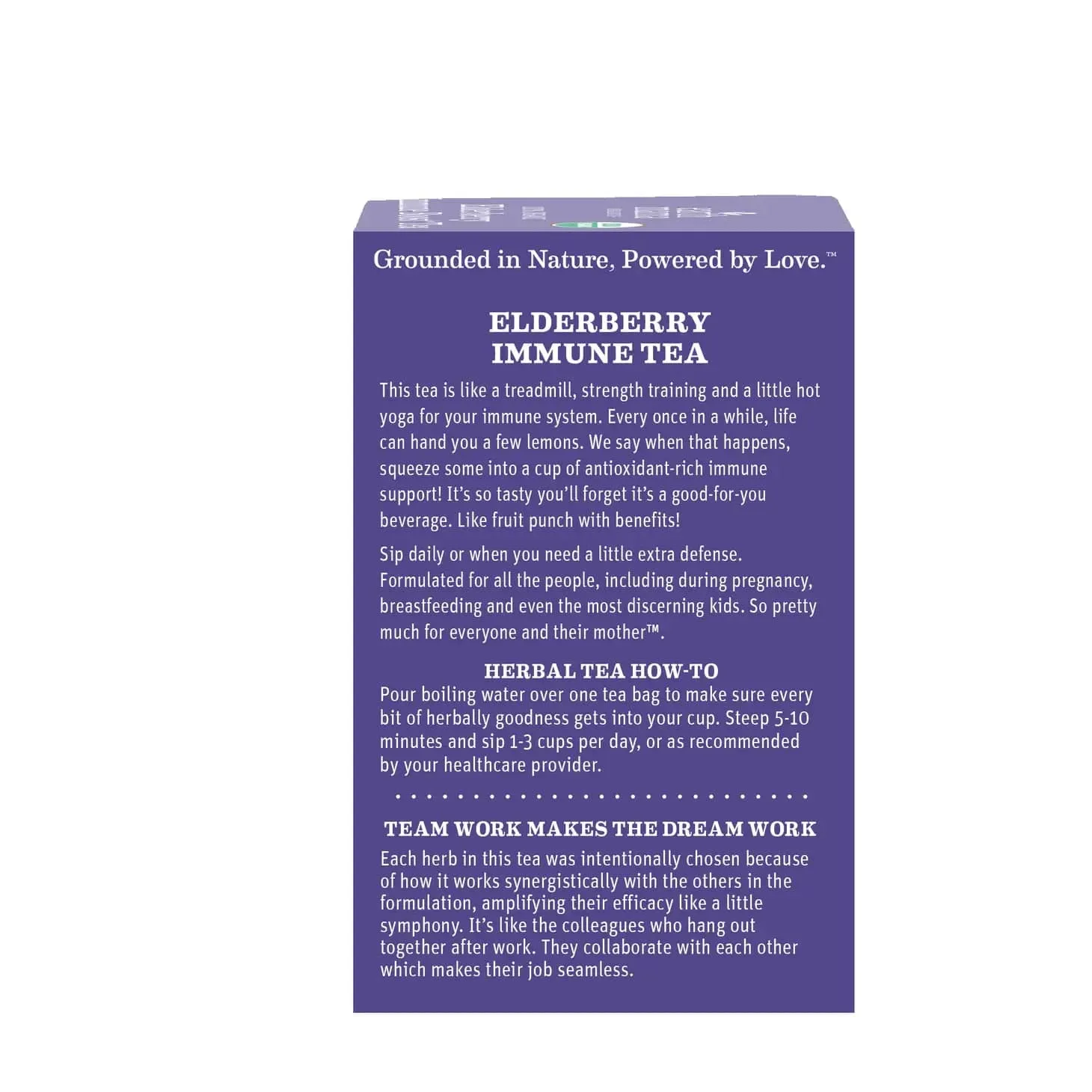 Organic Elderberry Immune Tea