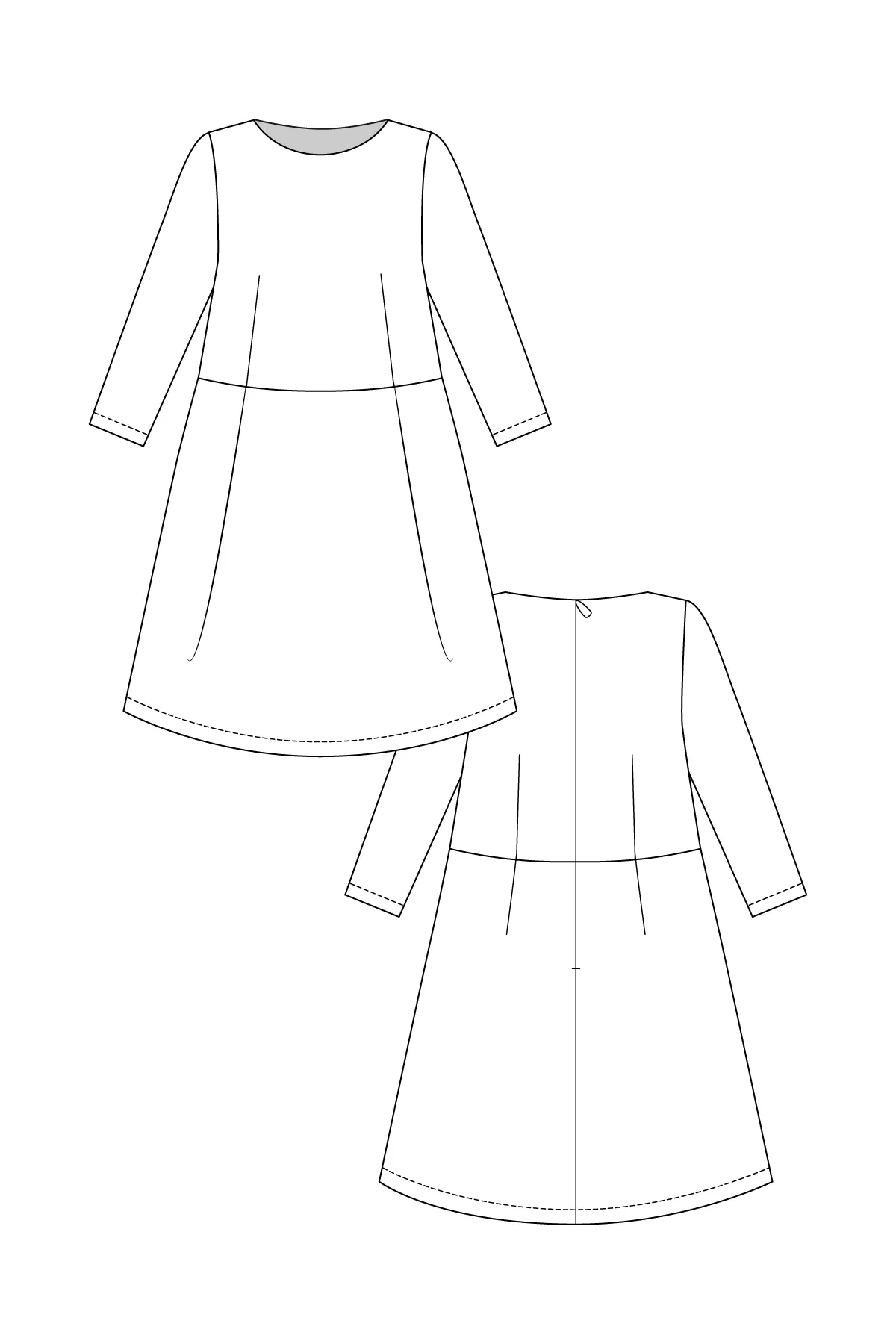 PDF Pattern - Lexi A-Line Dress | Named Clothing