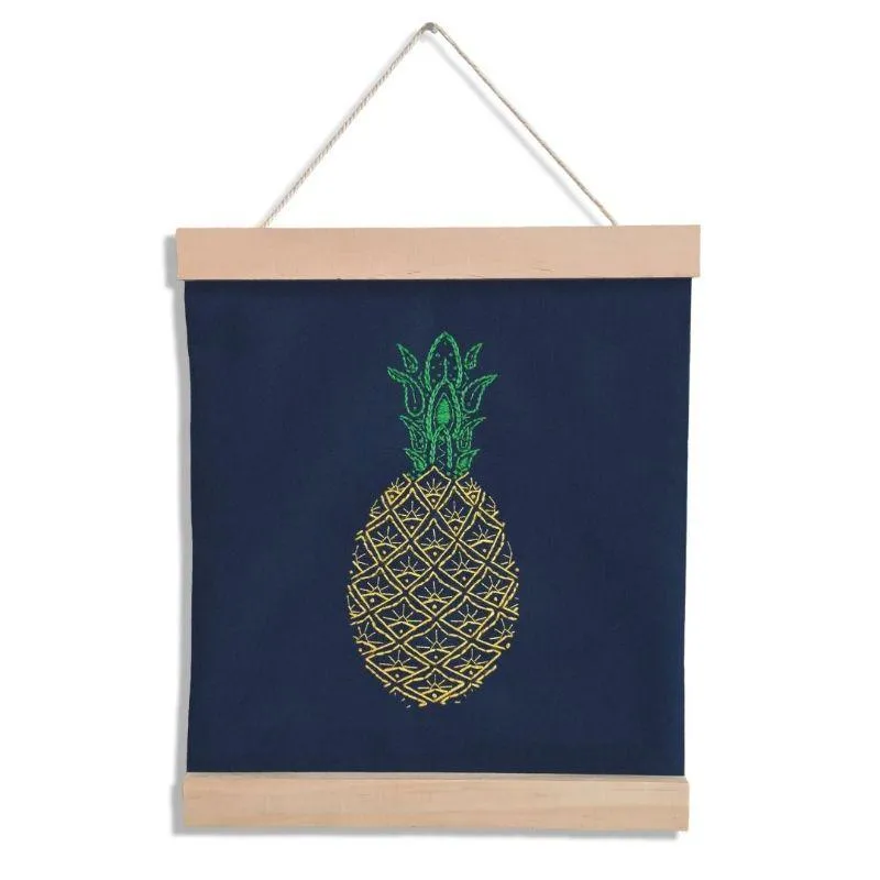 Pineapple Banner Embroidery Kit