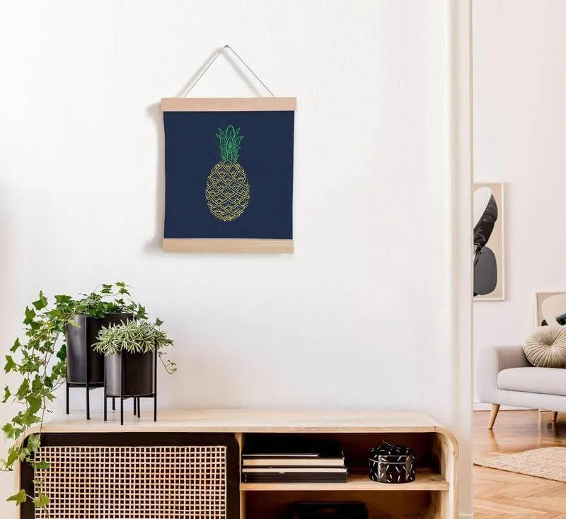 Pineapple Banner Embroidery Kit