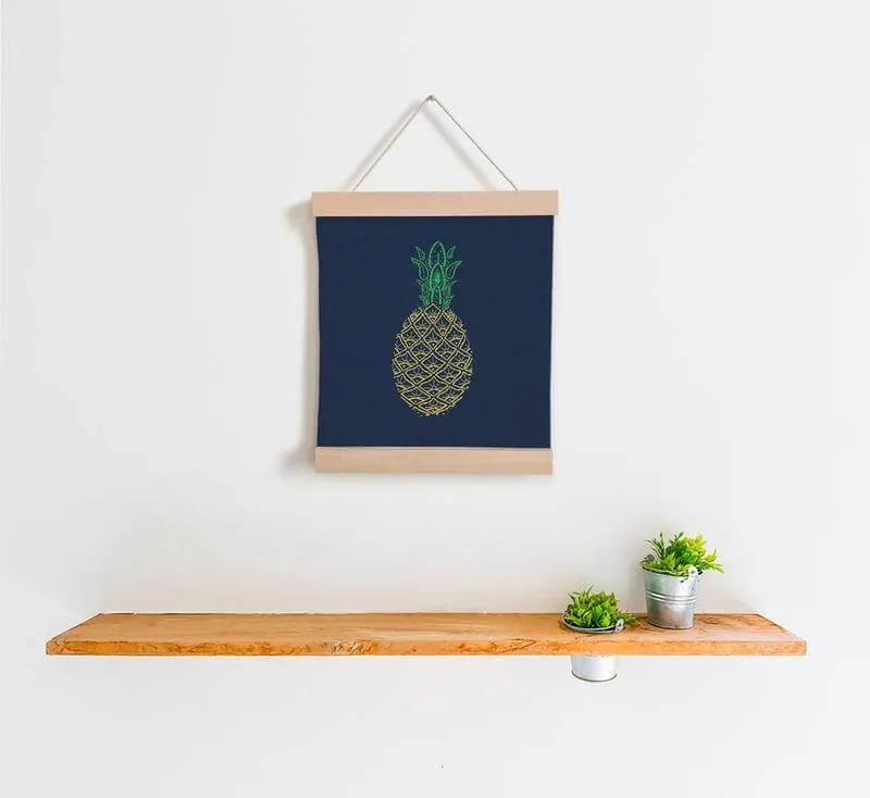 Pineapple Banner Embroidery Kit