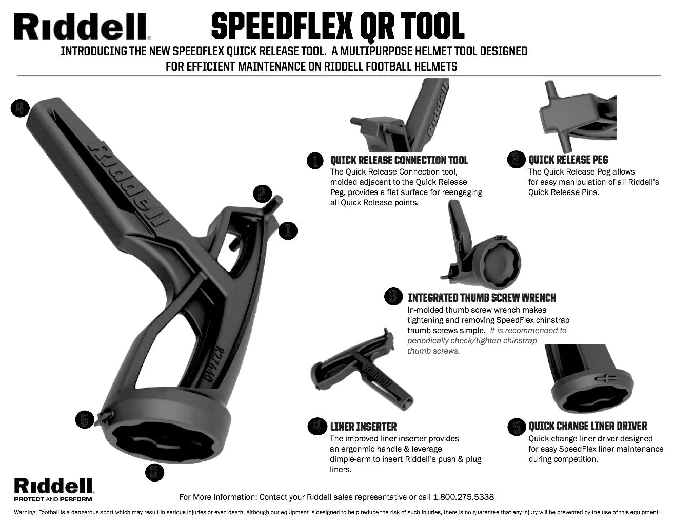 Riddell Quick Release Tool