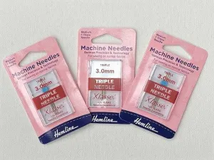 Sewing Machine Needles - TRIPLE UNIVERSAL: 3.0mm (1 Piece)