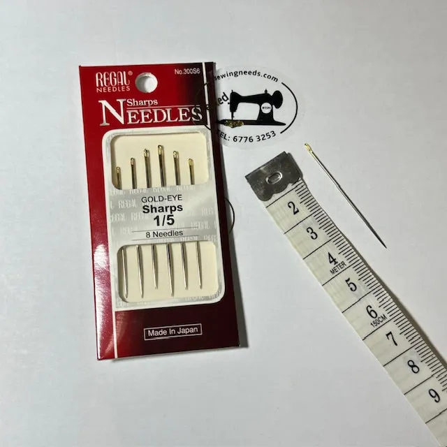 Sharps 1/5 | 8 Needles / Hand Needles Made In Japan