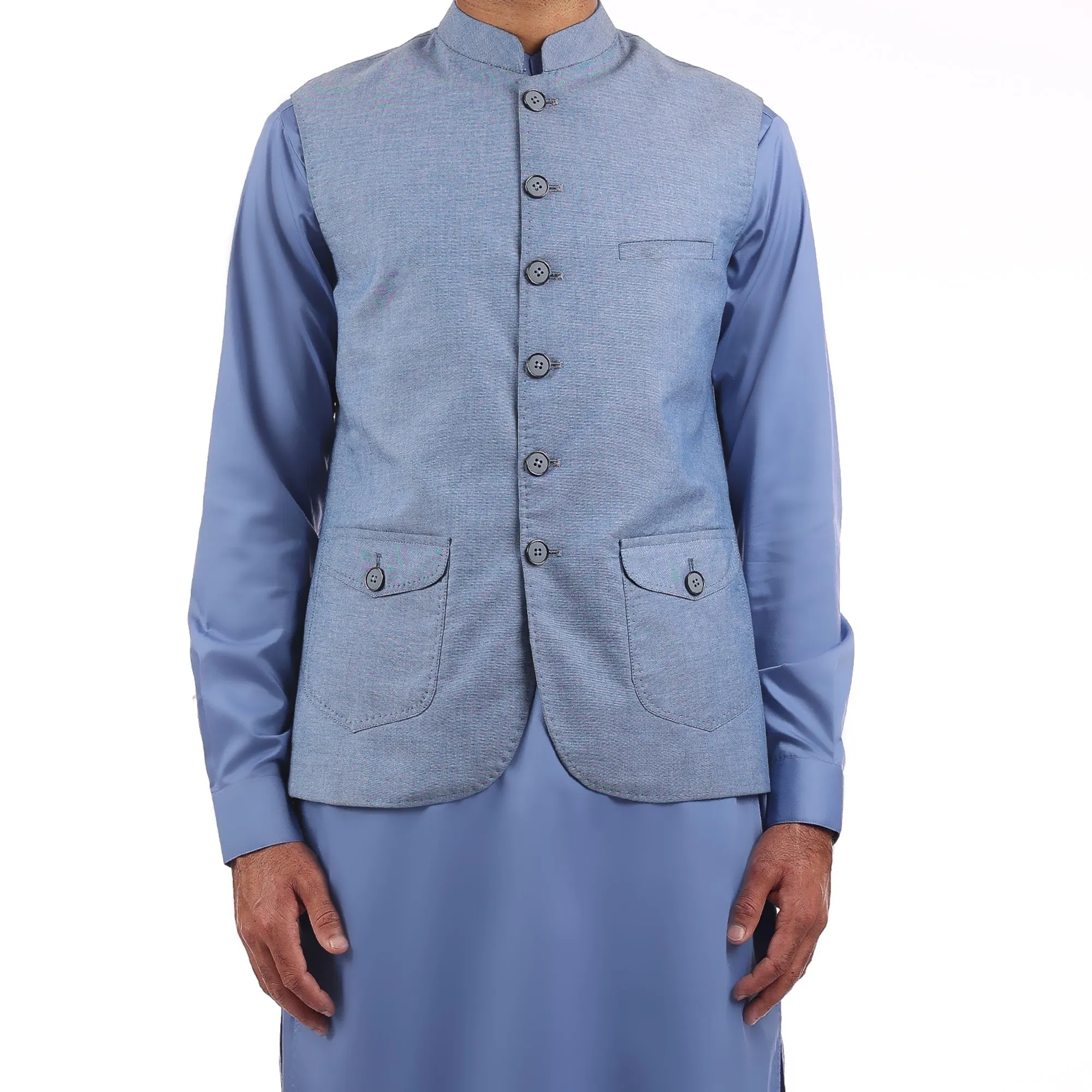 Sky Blue Waistcoat