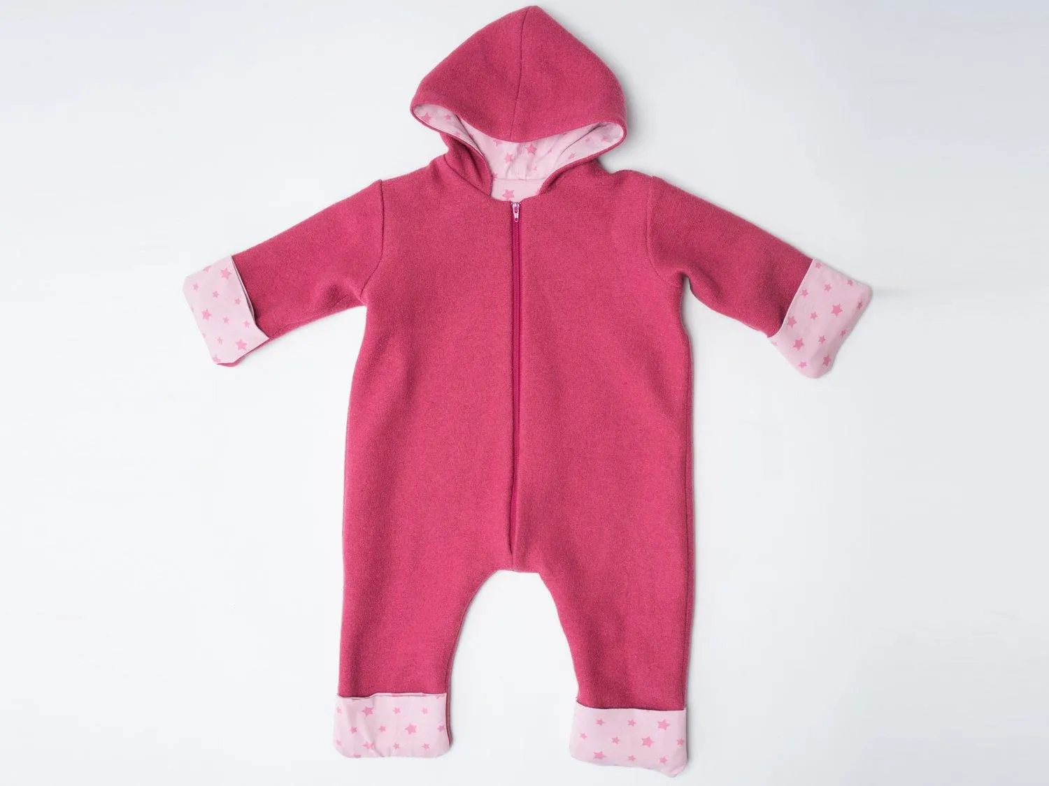 SOLE Baby jumpsuit sewing pattern ebook pdf with hood