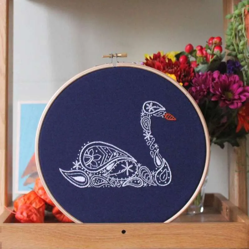 Swan Embroidery Kit